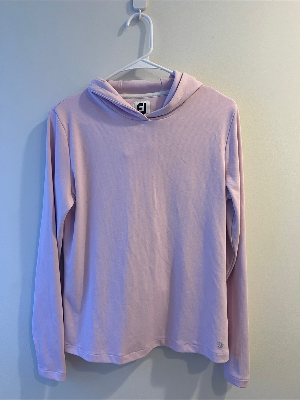FootJoy Pastel Pink Women's Hooded Long-Sleeve Pullover
